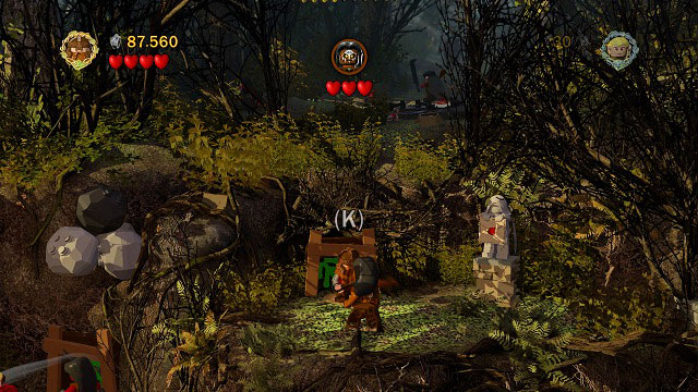 During the fight with Lurtz, just shoot the statue on the right an pick up the Diagram - Amon Hen - p. 2 - Collectibles - LEGO The Lord of the Rings - Game Guide and Walkthrough