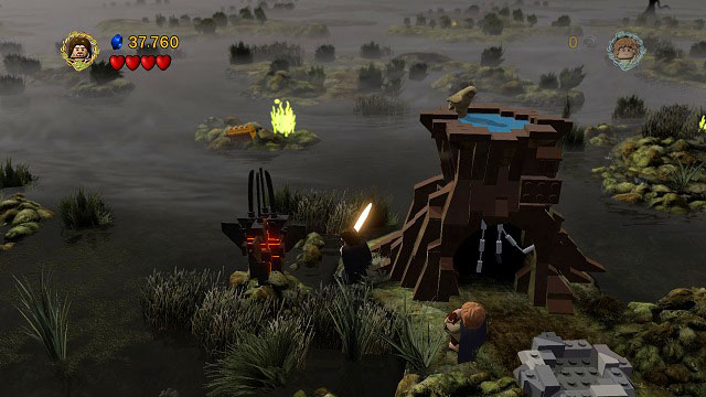 By the sixth wall of flame - The Dead Marshes - Collectibles - LEGO The Lord of the Rings - Game Guide and Walkthrough