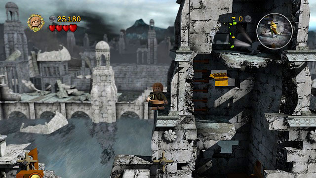 The location in the background - Osgiliath - Collectibles - LEGO The Lord of the Rings - Game Guide and Walkthrough