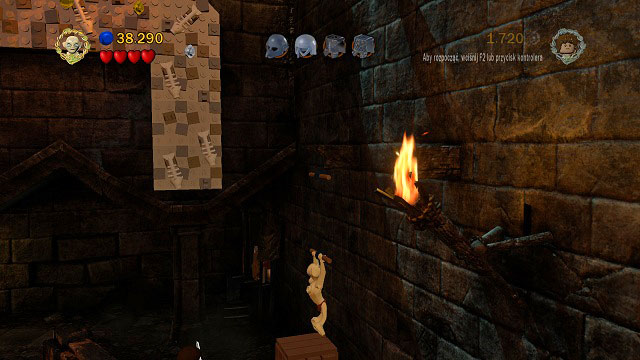 #5 after pushing down two chests, as you're going down the stairs, in a niche you will see a few stones - Cirith Ungol - Collectibles - LEGO The Lord of the Rings - Game Guide and Walkthrough