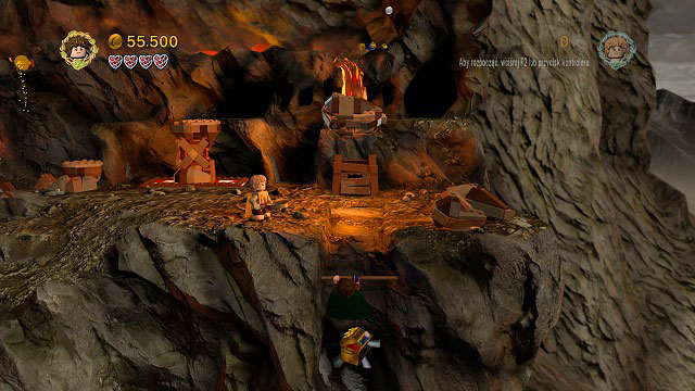 After blocking the lava flow, right before the first fight with Gollum (to the south of the door to Mount Doom); just enter the river-bed and approach the camera - Mount Doom - Collectibles - LEGO The Lord of the Rings - Game Guide and Walkthrough