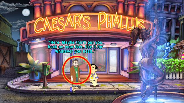 What will happen when you lose all your money and in your wallet you will have nothing - Money and gambling - Game elements - Leisure Suit Larry: Reloaded - Game Guide and Walkthrough