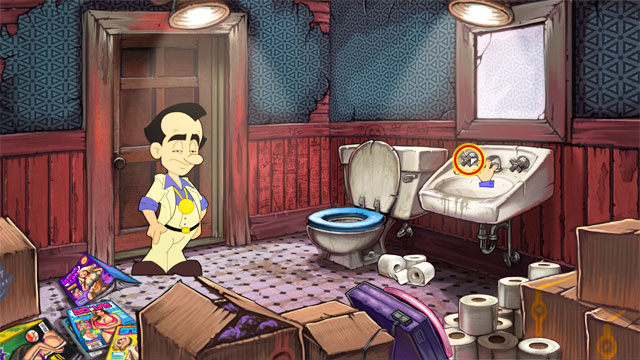 You are in bathroom - 1. Hooker - Walkthrough - Leisure Suit Larry: Reloaded - Game Guide and Walkthrough