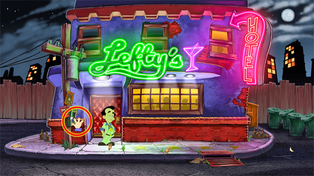 Get out from bathroom and return to bar - 1. Hooker - Walkthrough - Leisure Suit Larry: Reloaded - Game Guide and Walkthrough