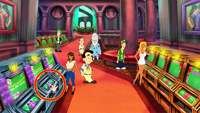 Use this opportunity and make some money on machines to blackjack (on the left) - 2. Fawn - Walkthrough - Leisure Suit Larry: Reloaded - Game Guide and Walkthrough