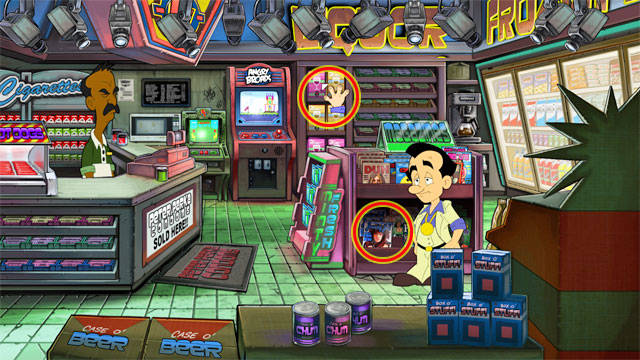 From back shelf take wine - 2. Fawn - Walkthrough - Leisure Suit Larry: Reloaded - Game Guide and Walkthrough