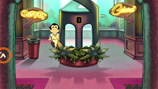 Jasmine is swimming in the pool - you can see her behind the elevator in Caesar's Phallus - 4. Jasmine - Walkthrough - Leisure Suit Larry: Reloaded - Game Guide and Walkthrough