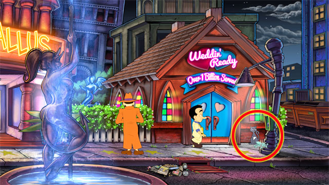 Go right to Weddin' Ready chapel - 4. Jasmine - Walkthrough - Leisure Suit Larry: Reloaded - Game Guide and Walkthrough