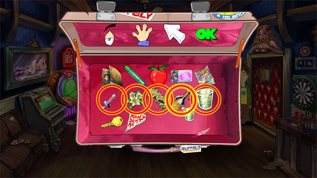 Open inventory and to hot sauce empty bottle add: vodka, ambergris, jasmine and syringe with civet - 4. Jasmine - Walkthrough - Leisure Suit Larry: Reloaded - Game Guide and Walkthrough