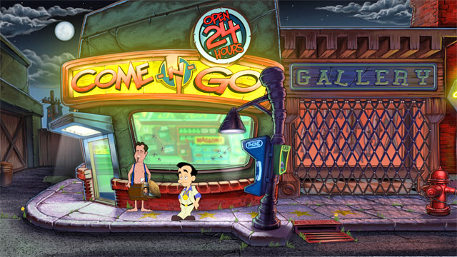 When you see naked guy buy from him an apple for $1. - 5. Eve - Walkthrough - Leisure Suit Larry: Reloaded - Game Guide and Walkthrough
