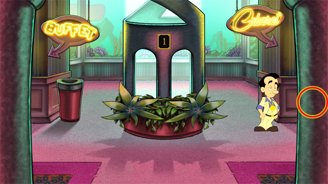 Get out from pool and use elevator to get to 1 floor - 5. Eve - Walkthrough - Leisure Suit Larry: Reloaded - Game Guide and Walkthrough