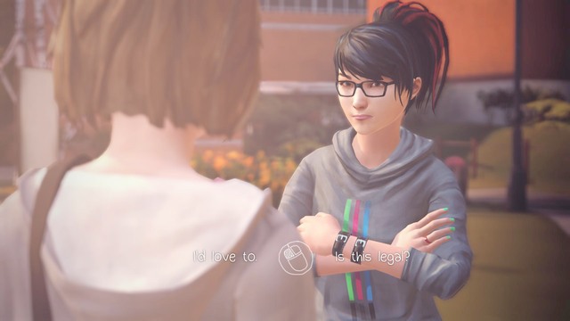 During the conversation with Brooke you will be able to get closer to her - Chapter 2 - Walkthrough - Life is Strange - Game Guide and Walkthrough