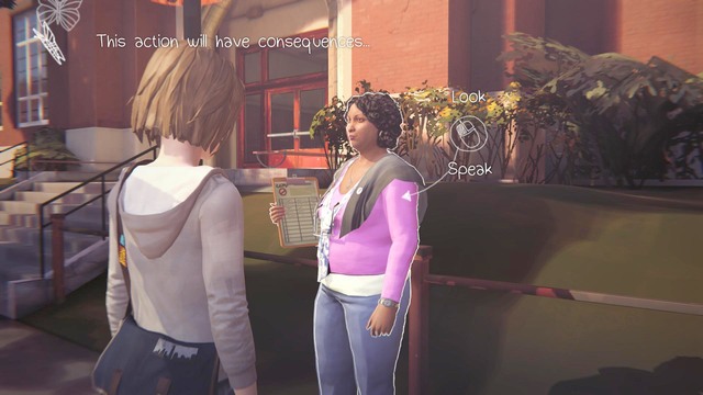 The teacher will be the first person to talk to, she will have a petition against the monitoring - Chapter 2 - Walkthrough - Life is Strange - Game Guide and Walkthrough