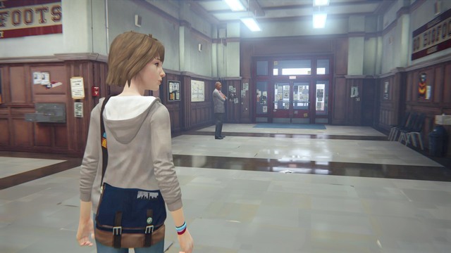 After seeing the events you can move to the hall where the principle will be waiting for you - Chapter 1 - Walkthrough - Life is Strange - Game Guide and Walkthrough
