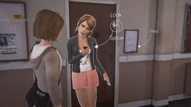 After getting to the dormitory look around the hall - Chapter 3 - Walkthrough - Life is Strange - Game Guide and Walkthrough