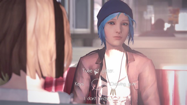 As soon as Chloe comes back, she will start a conversation about your supernatural abilities - Chapter 2 - Walkthrough - Life is Strange - Game Guide and Walkthrough