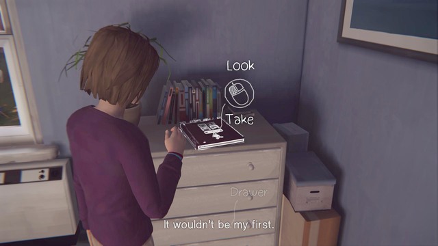 After a short conversation Chloe will ask you to watch some old photos with her - Chapter 1 - Walkthrough - Life is Strange - Game Guide and Walkthrough