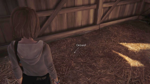 You will walk on the hay while exploring the shed - Chapter 4 - Walkthrough - Life is Strange - Game Guide and Walkthrough