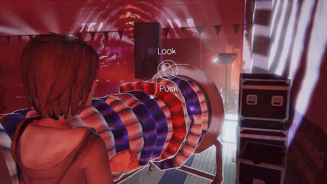 To get there through other way, walk to the other side of the pool and pull the blockade shown on the picture above - Chapter 4 - Walkthrough - Life is Strange - Game Guide and Walkthrough