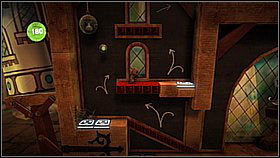 At the beginning of the level there's a place for a sticker which you will obtain in a couple minutes (thanks to it you will gain a couple bonus levels - description below - Bravery Test - Da Vinci's Hideout - LittleBigPlanet 2 - Game Guide and Walkthrough