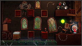 On the left there's a 2 players zone - the entrance activates with two players present in the game - Bravery Test - Da Vinci's Hideout - LittleBigPlanet 2 - Game Guide and Walkthrough