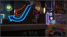 By going left, you will fall onto the lower platform - here you can grab a Sackbot and return upstairs thanks to the launch pad in the background (to the right of the respawn point) - Maximum Security - The Factory of a Better Tomorrow - LittleBigPlanet 2 - Game Guide and Walkthrough
