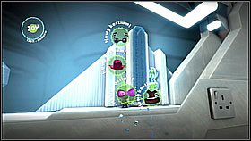 At the beginning of the level you can place a sticker, which you will receive only around the middle of this campaign - it will change the level into a race, which however won't bring any new items - Avalon's Advanced Armaments Academy - Avalon - LittleBigPlanet 2 - Game Guide and Walkthrough
