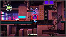 Act similarly with the moving devices - head along the ceiling after the right one and afterwards fall down - Set the Controls for the Heart of the Negativitron - p. 2 - The Cosmos - LittleBigPlanet 2 - Game Guide and Walkthrough
