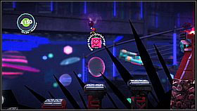 During the next fragment you will need to avoid the flamethrowers again, this time bouncing off launch pads - Full Metal Rabbit - The Cosmos - LittleBigPlanet 2 - Game Guide and Walkthrough
