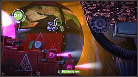 Avoid the cannon projectiles and smash them - Full Metal Rabbit - The Cosmos - LittleBigPlanet 2 - Game Guide and Walkthrough