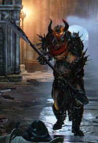 This opponent wields a two-handed axe that deals a lot of damage - Opponents - Lords of the Fallen - Game Guide and Walkthrough
