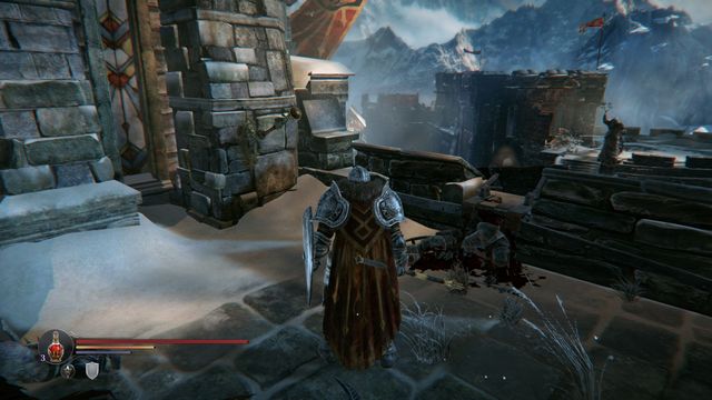The lever for the gate. - Find Kaslo - Keystone - Lords of the Fallen - Game Guide and Walkthrough
