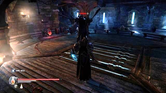 You can get the opponent from behind, After the fight, remember to collect Yetkas dagger. - Find Kaslo - Keystone - Lords of the Fallen - Game Guide and Walkthrough