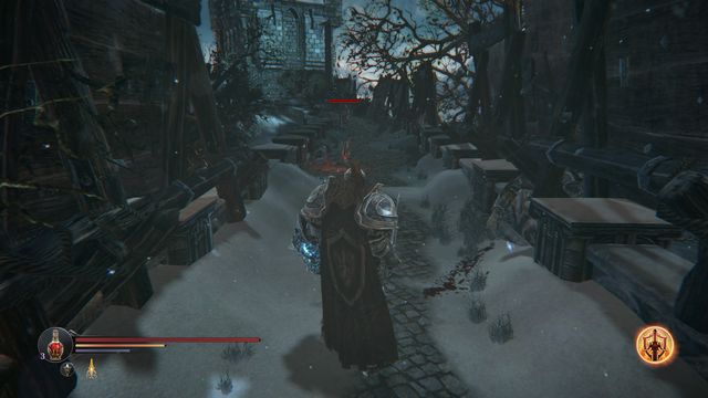 In the narrow passage you find a Blood Flintstone and a bit ahead, a note. - Find Kaslo - follow up - Keystone - Lords of the Fallen - Game Guide and Walkthrough