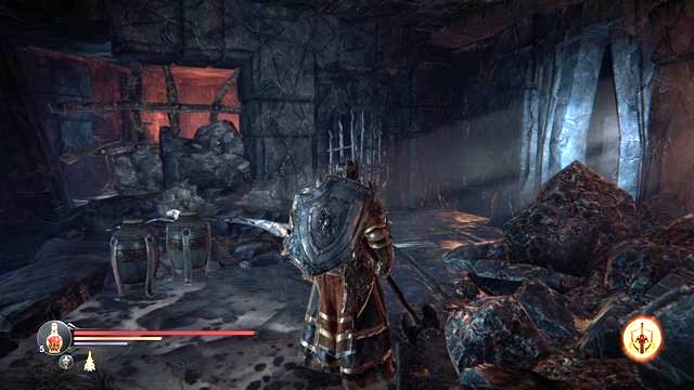 After you win the fight, pick up the Small key to the Western Antechamber - Destroy the Gate of Lords to Keystone - The Temple - Lords of the Fallen - Game Guide and Walkthrough