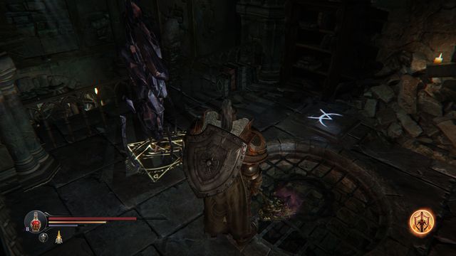 After you walk onto the mysterious symbol, run ahead quickly, to make it before the door shuts. - Further exploration - Keystone Citadel - another visit - Lords of the Fallen - Game Guide and Walkthrough