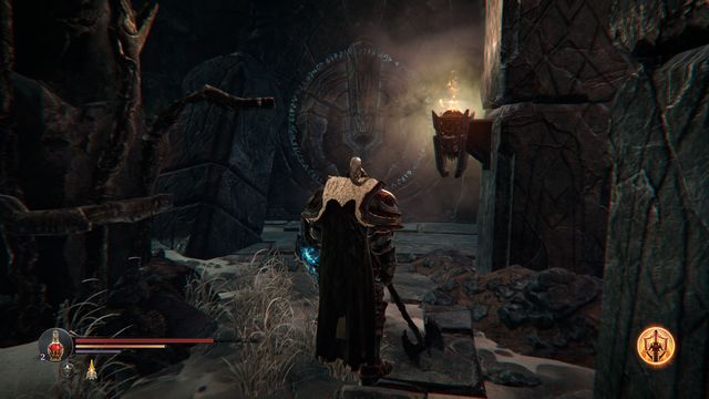 You open the gate by shooting the gauntlet at it. - Entering with Yetka - The Temple - another visit - Lords of the Fallen - Game Guide and Walkthrough
