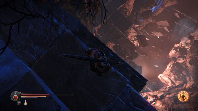 Then, backtrack to the demolished plank (the screenshot) - Defeat the Annihilator, the final of the Rhogar Lords - Chamber of Lies - Lords of the Fallen - Game Guide and Walkthrough