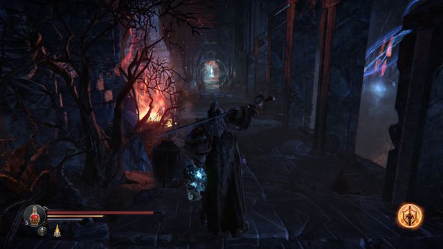 The passage that you open with the gauntlet takes you to the second lever. - Defeat the Annihilator, the final of the Rhogar Lords - Chamber of Lies - Lords of the Fallen - Game Guide and Walkthrough