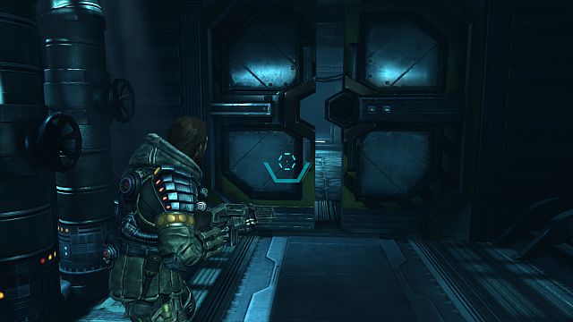 Something is lurking behind that door. - Mission 4: Unknown structure - Walkthrough - Lost Planet 3 - Game Guide and Walkthrough