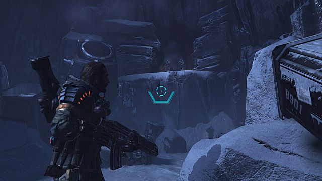 After you leave the elevator, go towards the peak - The Final Mission: Stop Isenberg and NEVEC Forces - Walkthrough - Lost Planet 3 - Game Guide and Walkthrough