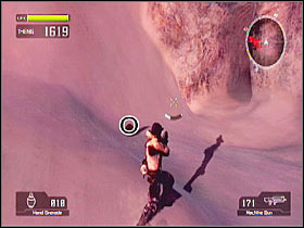 Just before entering the cave - Target Marks: Mission 5 - Target Marks - Lost Planet: Extreme Condition - Game Guide and Walkthrough