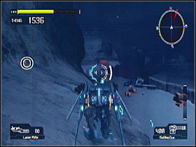 On a ledge to the right, just before entering the base - Target Marks: Mission 7 - Target Marks - Lost Planet: Extreme Condition - Game Guide and Walkthrough