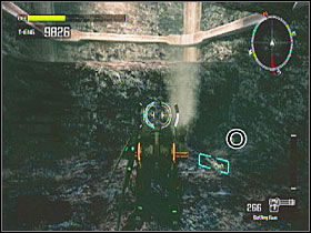 A little bit further than the previous one, after you drop down to the lowest level of the mine - Target Marks: Mission 9 - Target Marks - Lost Planet: Extreme Condition - Game Guide and Walkthrough