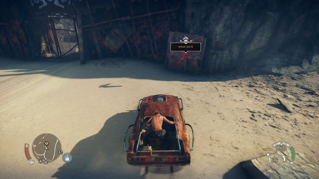 Very often you can enter a camp through a hidden passage. - Starting tips - Information about the game world - Mad Max - Game Guide and Walkthrough