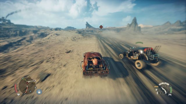 You can push vehicles that are driving next to you. - In vehicle - Combat - Mad Max - Game Guide and Walkthrough