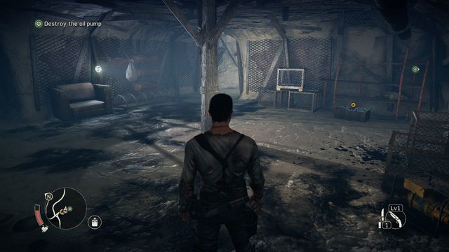 On the other side, enter the room ahead, and then use the ladder to go above - ammunition and Scrap can be found there - Righteous Work - Story missions - Mad Max - Game Guide and Walkthrough