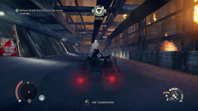 Straight parts of the roads are the best occasion to shoot. - Immortal Enemy - Story missions - Mad Max - Game Guide and Walkthrough