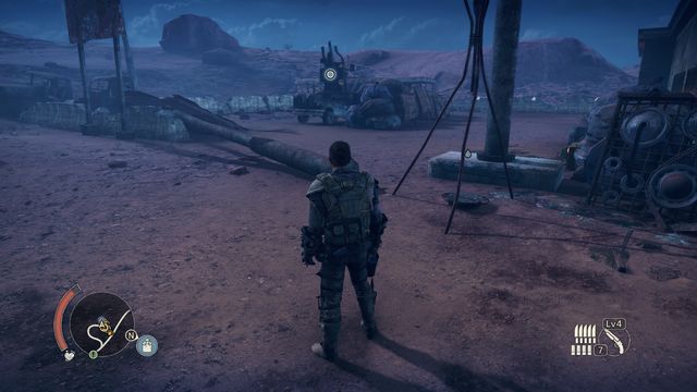 Crows vehicle can be found only during night. - Rustle Dazzle - Wasteland missions - Mad Max - Game Guide and Walkthrough
