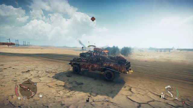 Uncovered gas tanks are perfect targets. - Convoys - Activities - Mad Max - Game Guide and Walkthrough